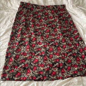 Prophecy by sag harbor floral long skirt size large‎